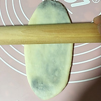 红豆蓉花式面包卷的做法图解8
