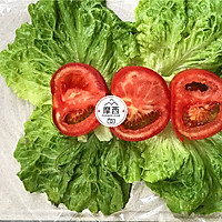 #中秋团圆食味# 关晓彤-蔬菜三明治的做法图解4