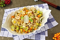 五彩松仁玉米的做法