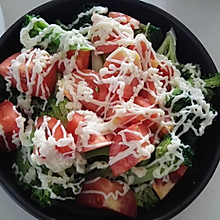 素食--西兰花番茄沙拉