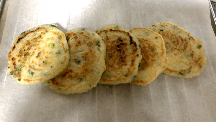不用揉面的葱花饼