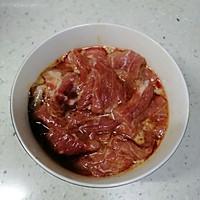 韩式辣酱炒牛肉的做法图解1