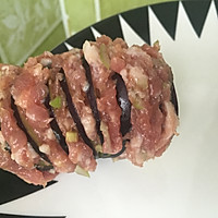 浇汁肉馅茄子，饭店叫铁板烧茄子的做法图解3