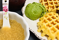 #美食视频挑战赛#不放泡打粉和酵母的华夫饼的做法