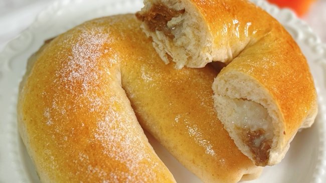 栗泥白糯米全麦面包的做法