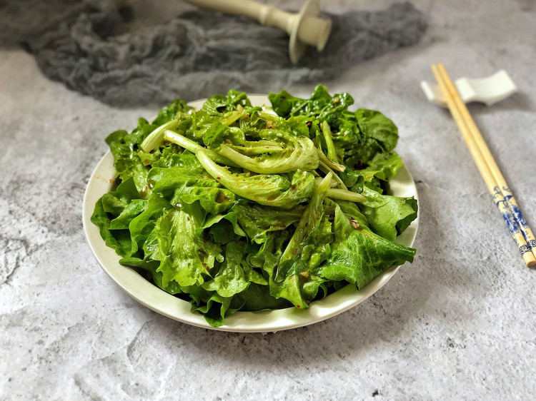 酸辣爽口凉拌生菜的做法