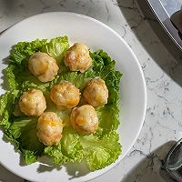 奶酪蒸虾丸的做法图解12