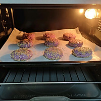奶香紫薯芝麻糯米饼的做法图解11