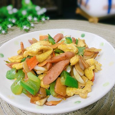 青椒火腿鸡蛋