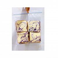 大理石纹紫薯吐司（无需擀形一次发酵）的做法图解15