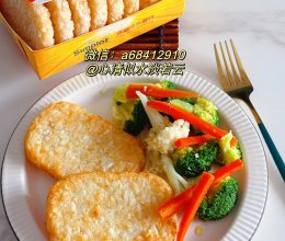 #非你莫“薯”挑战赛#快手薯饼午餐的做法