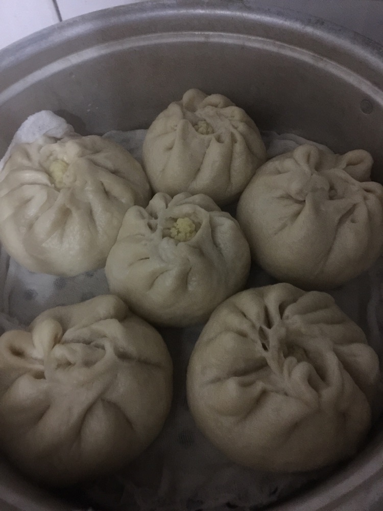 绿豆蓉包子的做法图解4