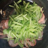萝卜丝炖虾的做法图解6