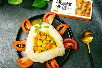 藜麦玉米渣咖喱饭#安记咖喱慢享菜