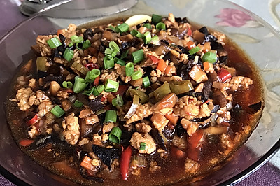 鱼香肉沫豆腐