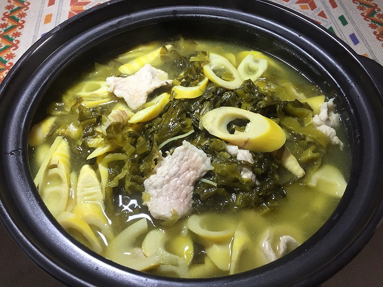 酸菜春笋的做法