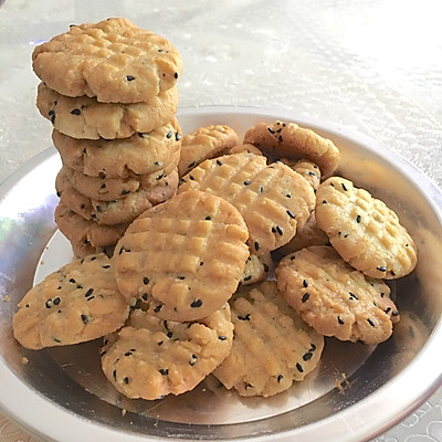 花生酱芝麻饼干