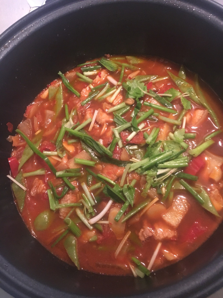 麻辣五花肉汤锅的做法