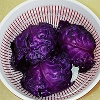 简单快手小菜------紫甘蓝拌豆腐皮的做法图解3