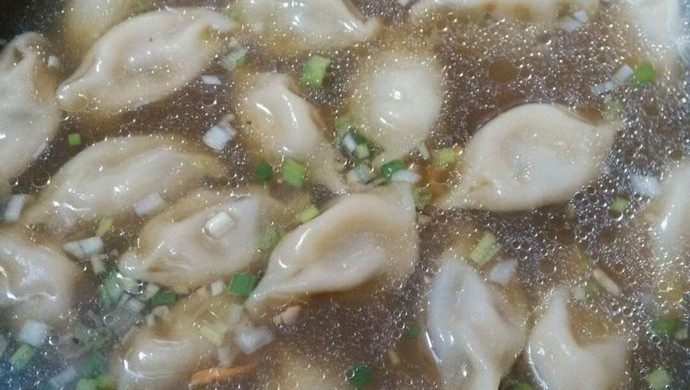 玉米香菇火腿饺子