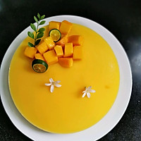 无淡奶油版8寸芒果酸奶慕斯蛋糕的做法图解19