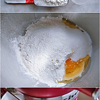 蛋黄肉松麻薯红豆芋泥包的做法图解1