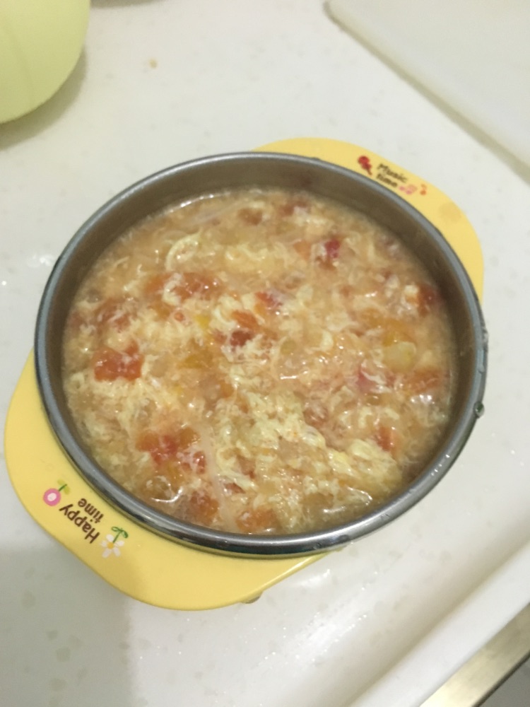 西红柿白菜蛋花儿面