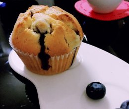 爆浆低脂蓝莓麦芬蛋糕的做法