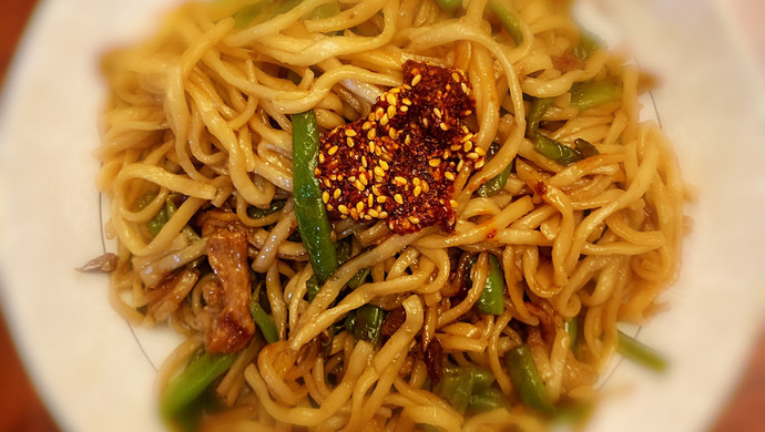 豆角焖面