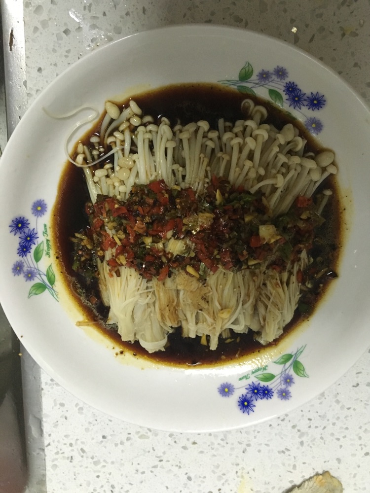 凉拌金针菇的做法图解14