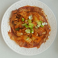 韩式泡菜炒肉的做法图解4