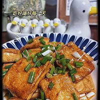 #冬季滋补花样吃法#香煎豆腐的做法图解8