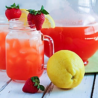 #太太乐鲜鸡汁玩转健康快手菜# 草莓柠檬水的做法图解6