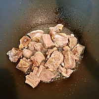 排骨豆角炖的粉条太绝了，kuku炫饭！的做法图解3