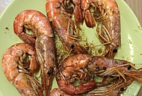 香煎阿根廷红虾的做法