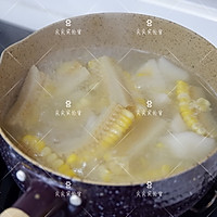 山药玉米扇骨汤的做法图解6