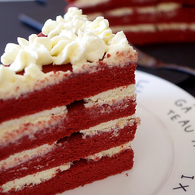 美味的红丝绒蛋糕