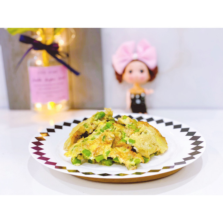 豆角煎鸡蛋（快手家常菜）的做法