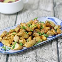 椒盐杏鲍菇的做法图解7