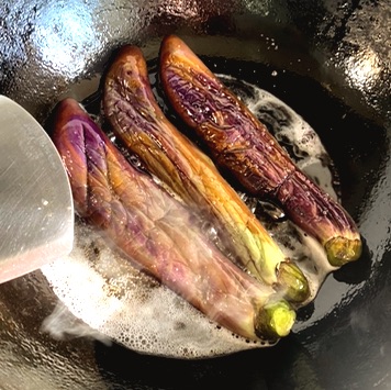 煎茄子的做法