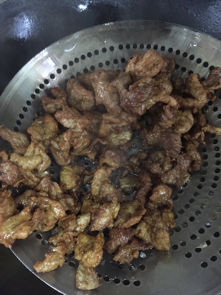 孜然肉片的做法图解5