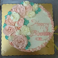 生日蛋糕裱花的做法图解4