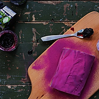 紫薯蓝莓毛巾卷的做法图解16