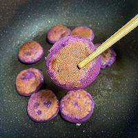 #安佳真芝味，真芝真有料-爆浆流心#芝士流心紫薯饼的做法图解9