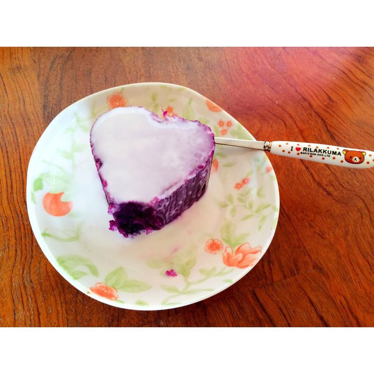 冰糖酸奶紫薯泥的做法