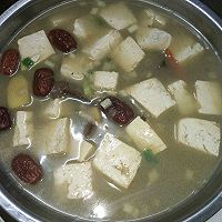 猪血豆腐养生汤的做法图解4