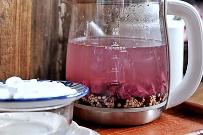 养生汤—紫薯薏米蜜豆糖水