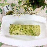 抹茶双色蛋糕卷的做法图解18