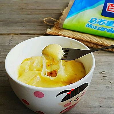 香浓芝士片焗香蕉