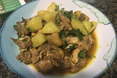懒人土豆咖喱鸡